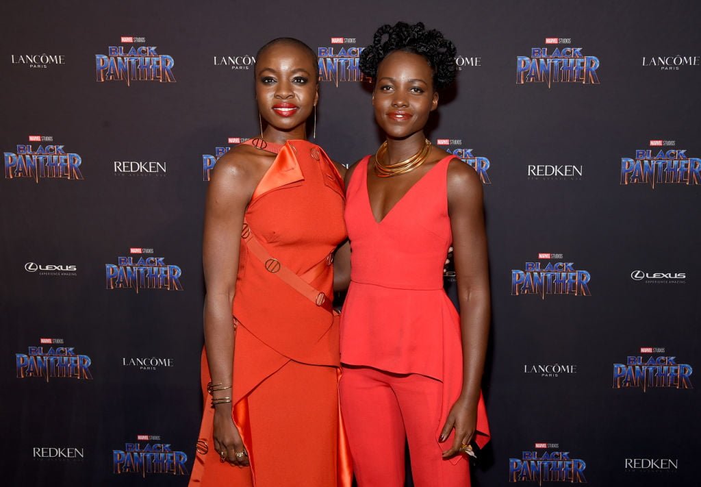 Danai Gurira and Lupita Nyong'o