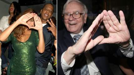 ay Z Beyonce Warren Buffet, theGrio.com