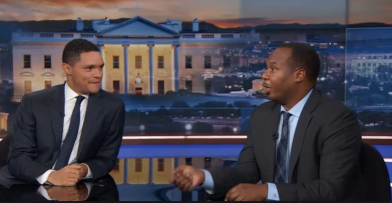 Roy Wood Jr on the Daily Show with Trevor Noah. (Comedy Central) thegrio.com