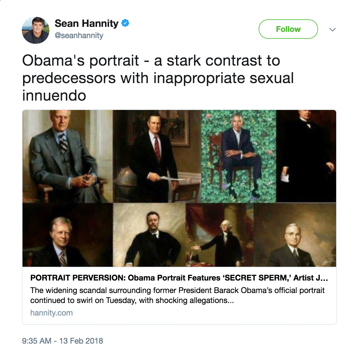 Sean Hannity Twitter theGrio.com