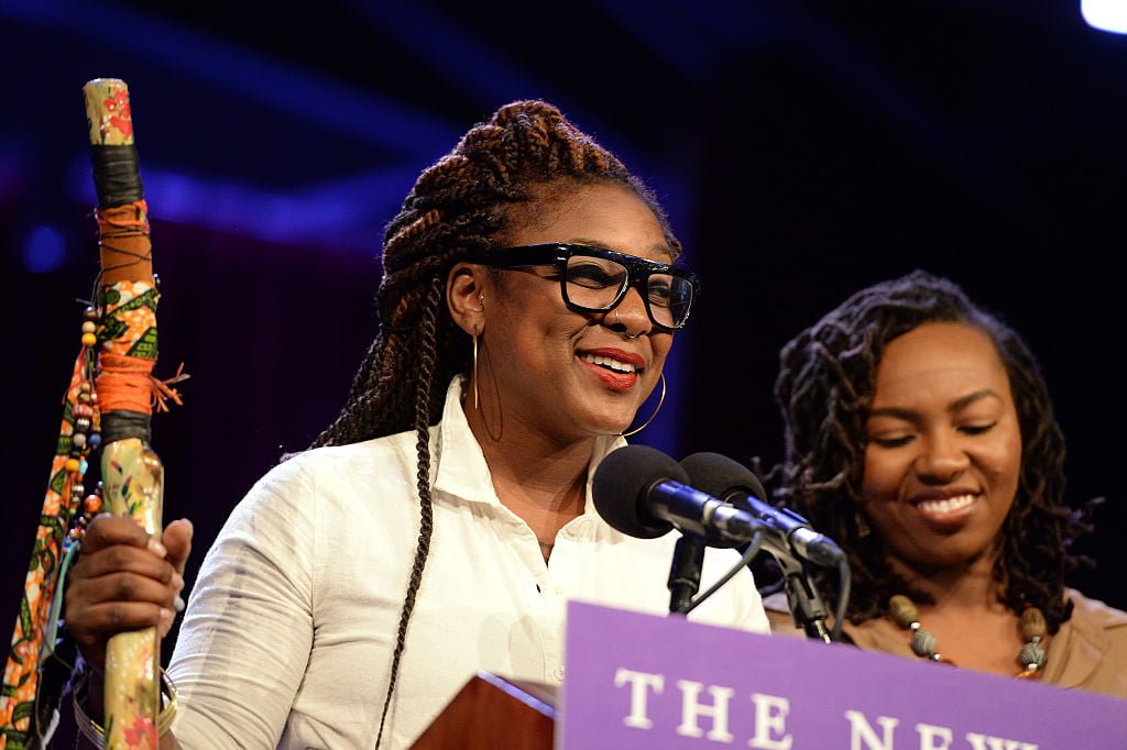 Alicia Garza attends The New York Women's Foundation Celebrating Women Breakfast at Marriott Marquis Hotel on May 14, 2015 in New York City. thegrio.com