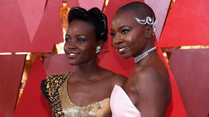 Lupita Nyong'o Danai Gurira Academy Awards thegrio.com