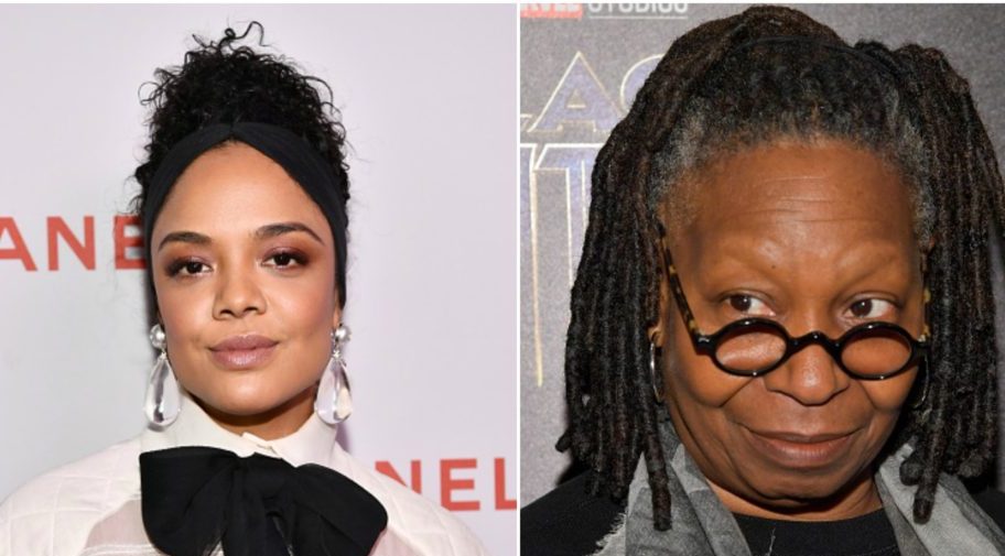 Tessa Thompson Whoopi Goldberg thegrio.com