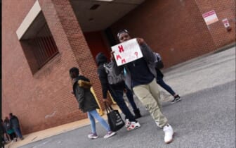 Baltimore Student Protest thegrio.com