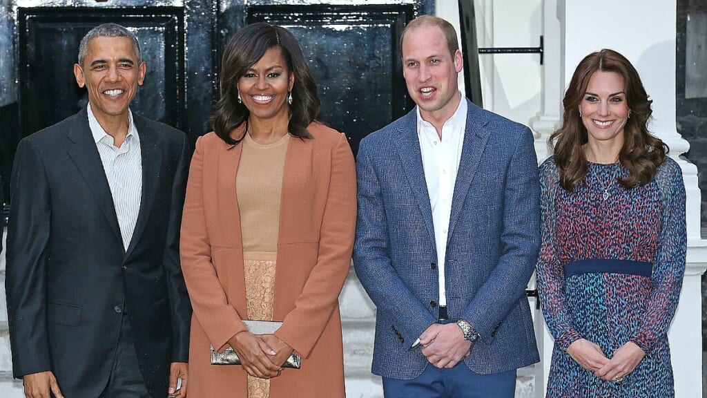 the obamas prince William duchess Kate thegrio.com