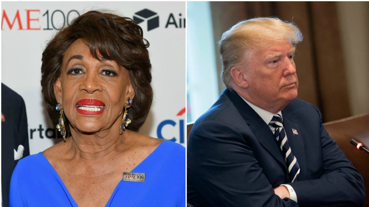 Maxine Waters Donald Trump