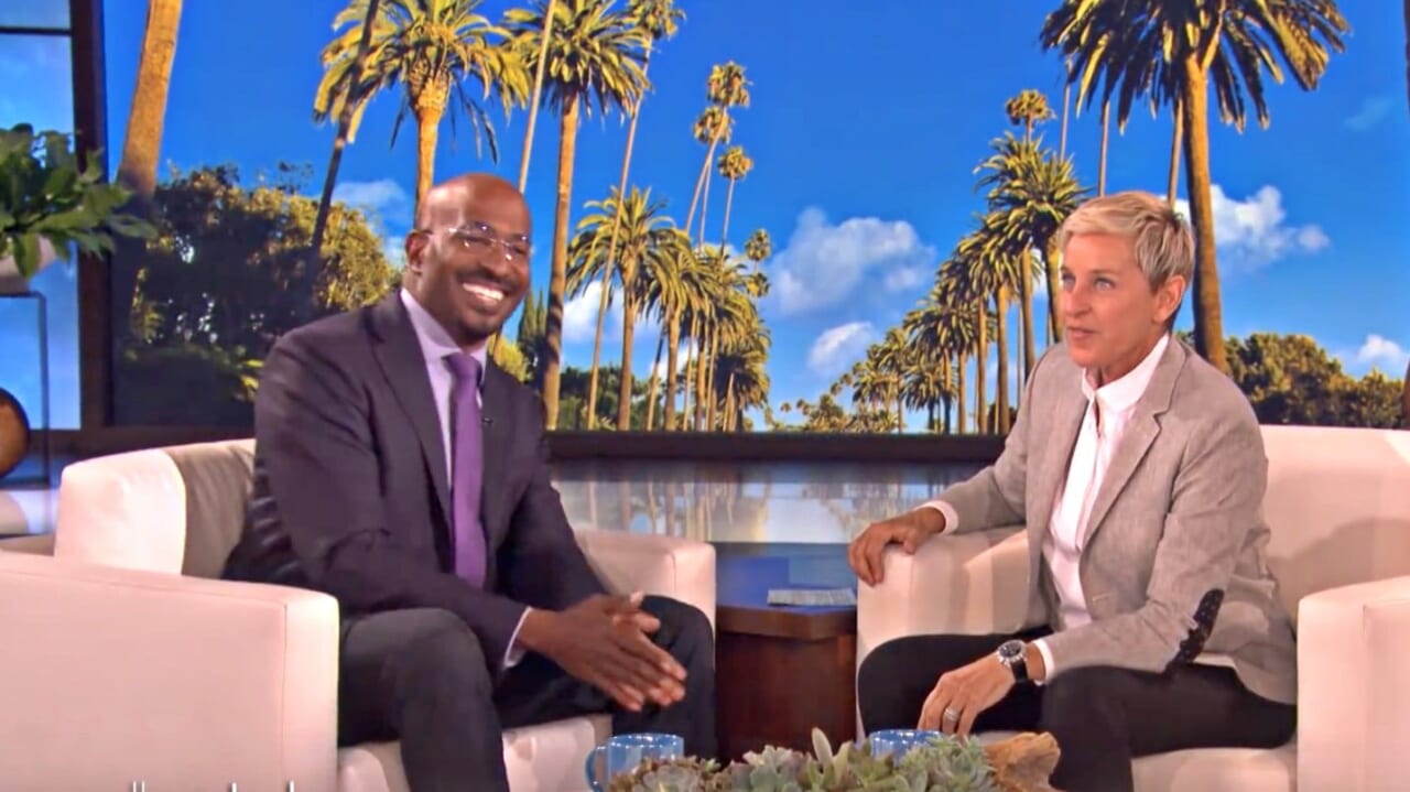 Ellen Degeneres Van Jones thegrio.com