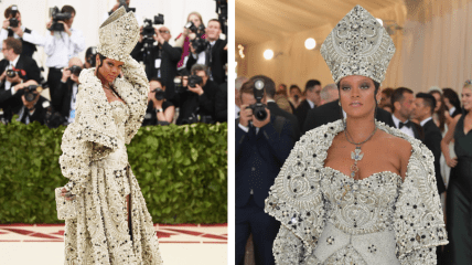 Rihanna dressed as first female Pope for Met Gala 2018 and the world wasn’t ready