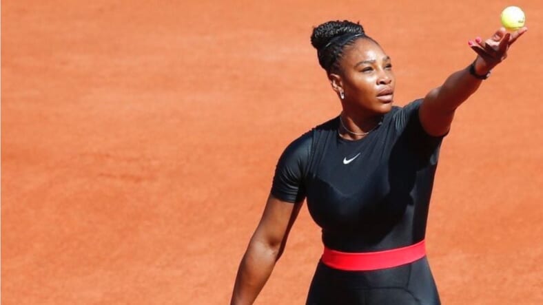 Serena Williams in controversial catsuit