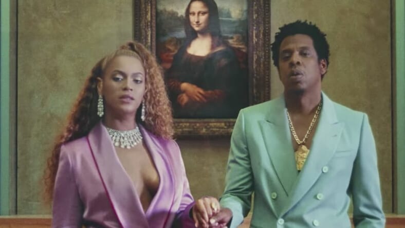 jay z beyonce museum video