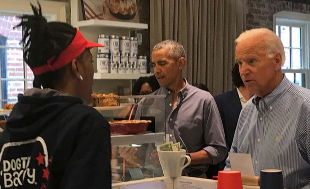 Barack Obama and Joe Biden