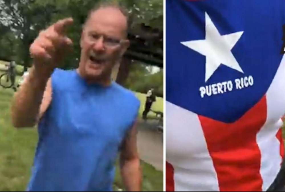 Timothy Trybus hurls slurs at woman wearing Puerto Rico flag shirt thegrio.com