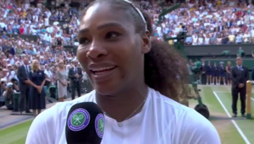 Serena Williams gives emotional interview after Wimbledon loss thegrio.com