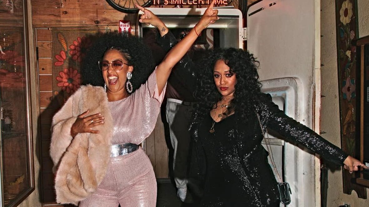 Tia Mowry-Hardrict and Tamera Mowry-Housley thegrio.com