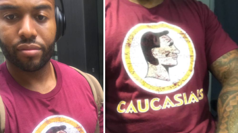 Caucasians t-shirt thegrio.com