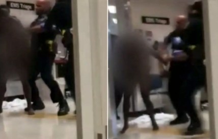 Detroit police officer caught on video punching naked woman in hospital thegrio.com