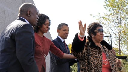 Aretha Franklin and the Obamas thegrio.com