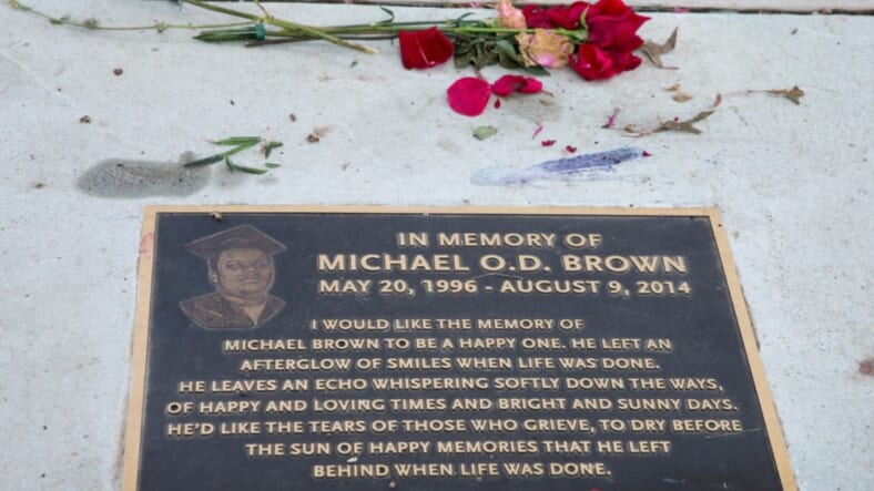 Michael Brown memorial thegrio.com