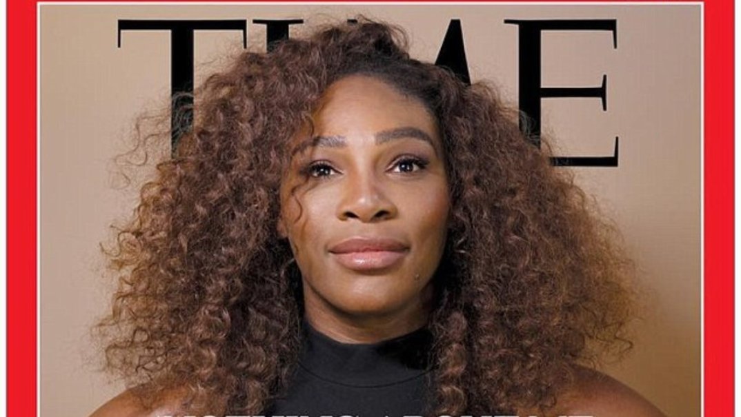 Serena Williams on the cover of Time thegrio.com