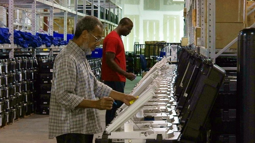 Georgia Voting Machines thegrio.com AP