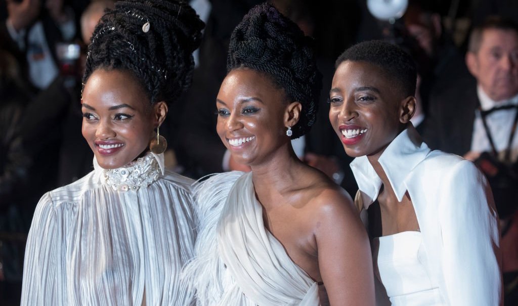 CANNES, FRANCE - MAY 09: Actress Samantha Mugatsia, director Wanuri Kahiu and actress Sheila Munyiva attend the screening of "Leto" during the 71st annual Cannes Film Festival at Palais des Festivals on May 9, 2018 in Cannes, France. (Photo by John Phillips/Getty Images) thegrio.com