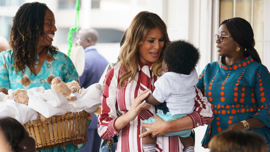 Melania Trump ghana thegrio.com