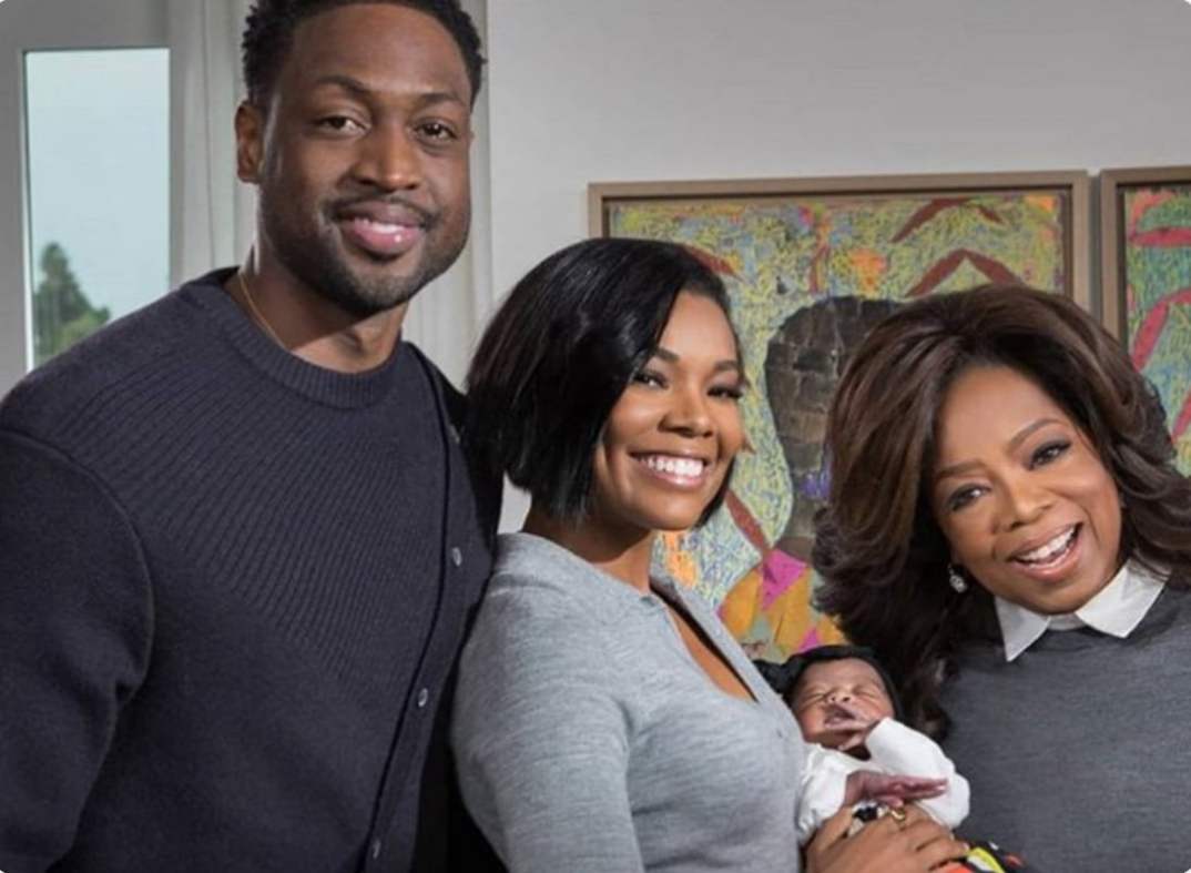 Gabrielle Union and Dwyane Wade and Oprah thegrio.com