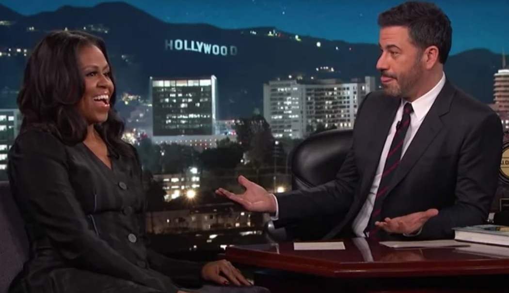 Michelle Obama on Jimmy Kimmel thegrio.com