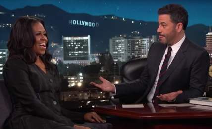 Michelle Obama on Jimmy Kimmel thegrio.com