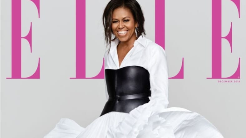 Michelle Obama on the cover of Elle Magazine thegrio.com