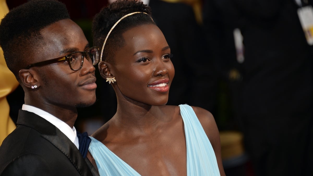 Peter and Lupita Nyong'o