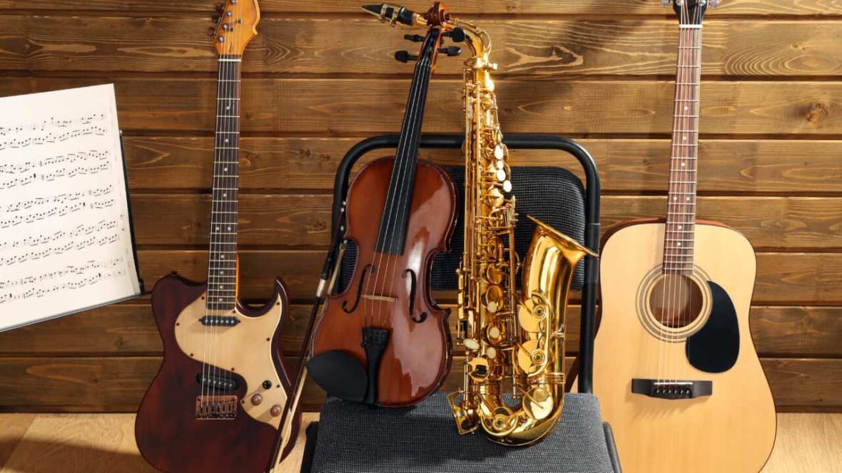 Musical instruments violin guitar saxophone thegrio.com