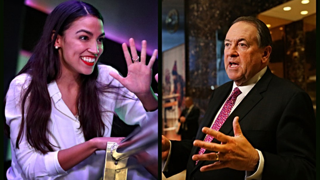 Alexandria Ocasio-Cortez Mike Huckabee thegrio.com