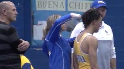 Wrestling referee who forced student to cut dreadlocks suspended
