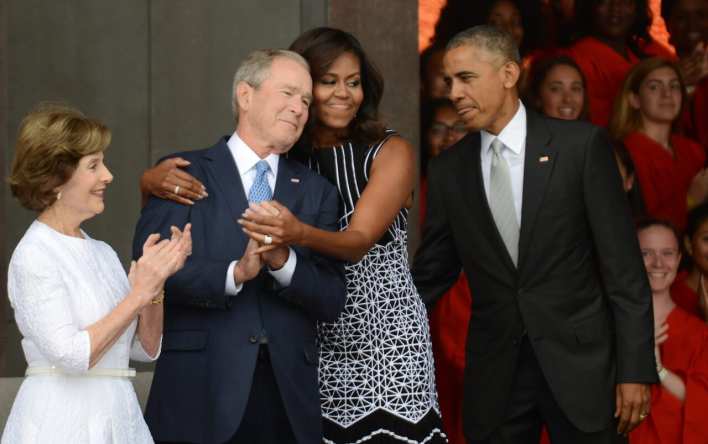 The Obamas and The Bushes thegrio.com
