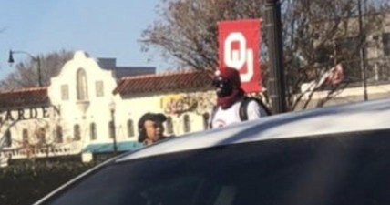 Man walks around University of Oklahoma in blackface. (Facebook) thegrio.com