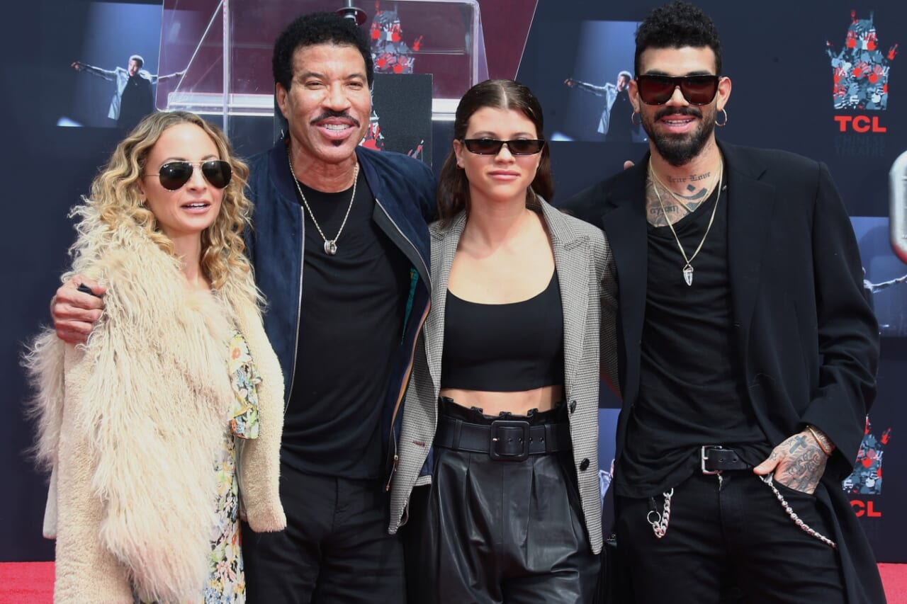 Nicole Richie, Lionel Richie, Sofia Richie and Miles Richie thegrio.com