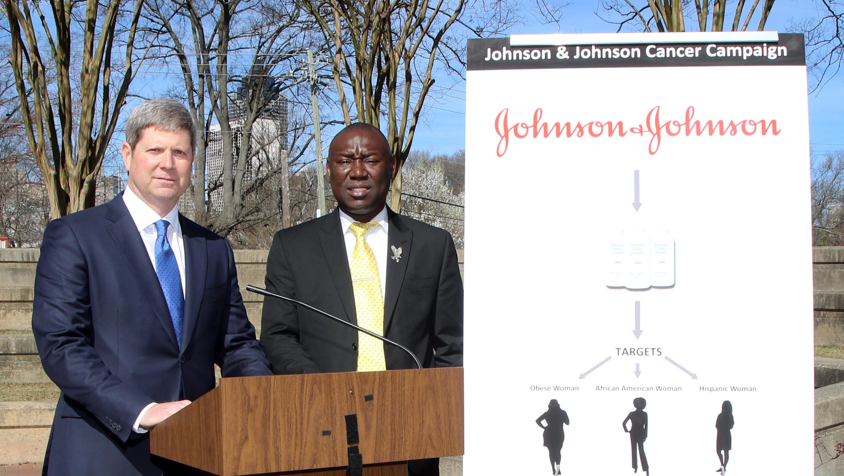 Civil rights attorney Benjamin Crump goes after Johnson and Johnson for