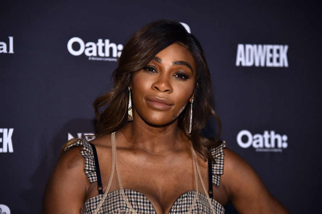 serena williams twist front dress