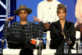 Lena Waithe, left, and Halle Berry participate in the "Boomerang" panel during the BET presentation at the Television Critics Association Winter Press Tour at The Langham Huntington on Monday, Feb. 11, 2019, in Pasadena, Calif. (Photo by Willy Sanjuan/Invision/AP) thegrio.com