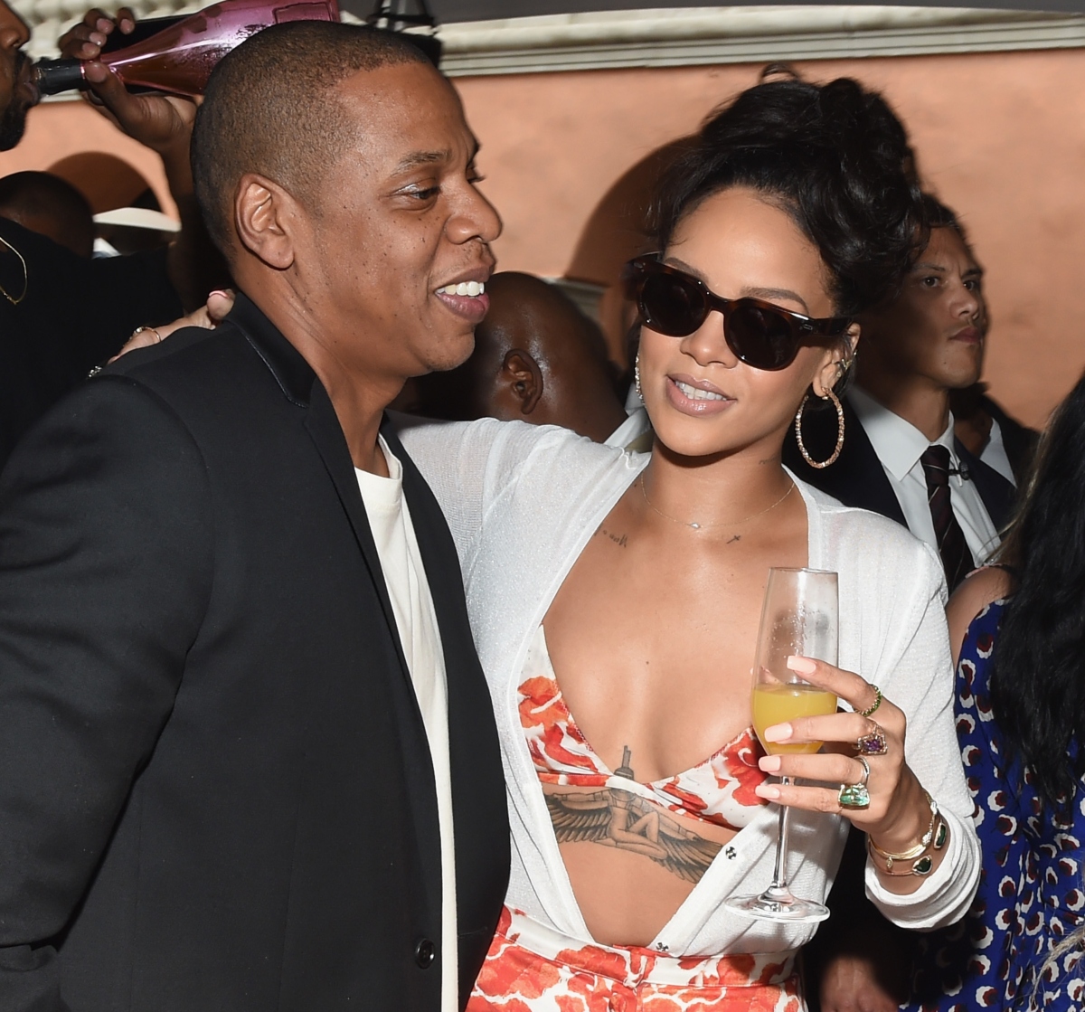 Collaboration Rumors Swirl After Rihanna And Jay Z Are Seen Together
