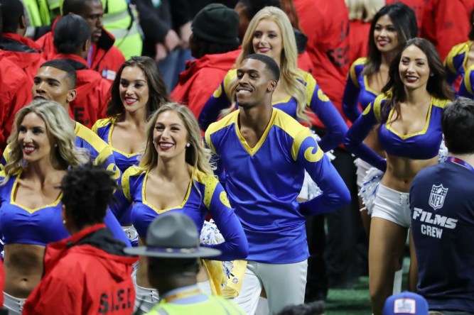 L.A. Rams male cheerleader Napoleon Jinnies opens up about being gay -  Outsports