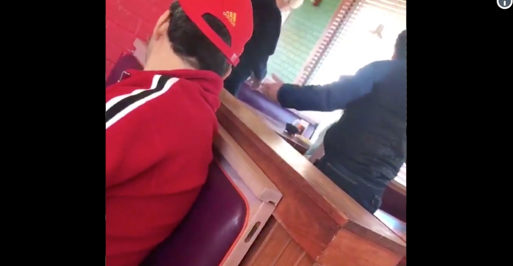 Woman caught on video hurling racist rant in Mexican restaurant in West Virginia. (Miranda Castillo/Twitter) thegrio.com