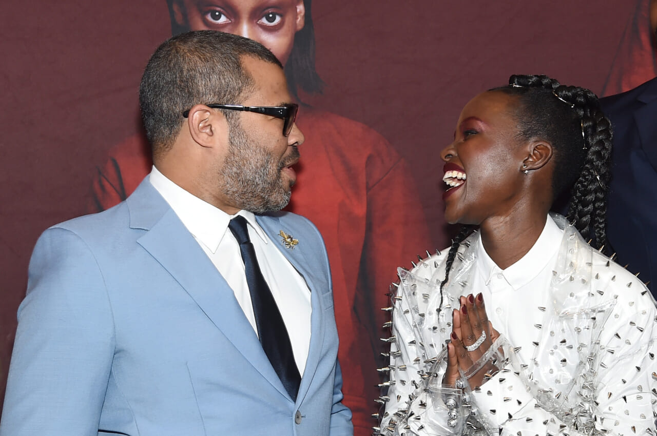 Jordan Peele and Lupita Nyong'o thegrio.com