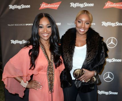 Reality TV personalities Cynthia Bailey (L) and NeNe Leakes at the Rolling Stone Live: Houston presented by Budweiser and Mercedes-Benz on February 4, 2017 in Houston, Texas. Produced in partnership with Talent Resources Sports. (Photo by Gustavo Caballero/Getty Images for Rolling Stone)