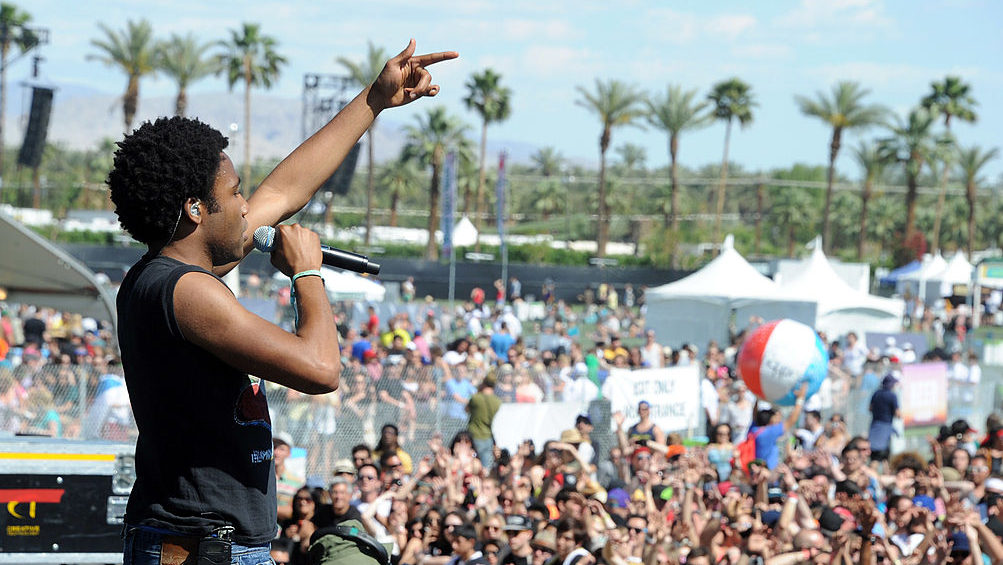 Childish Gambino gives heartfelt, tearful tribute at Coachella and