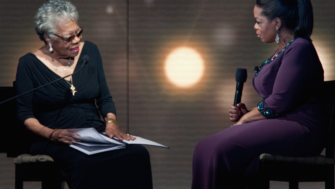 Maya Angelou and Oprah thegrio.com