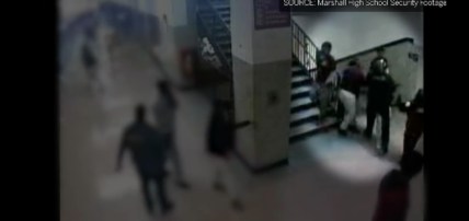 Chicago police caught on video assaulting high school student. (Chicago Sunt-Times)