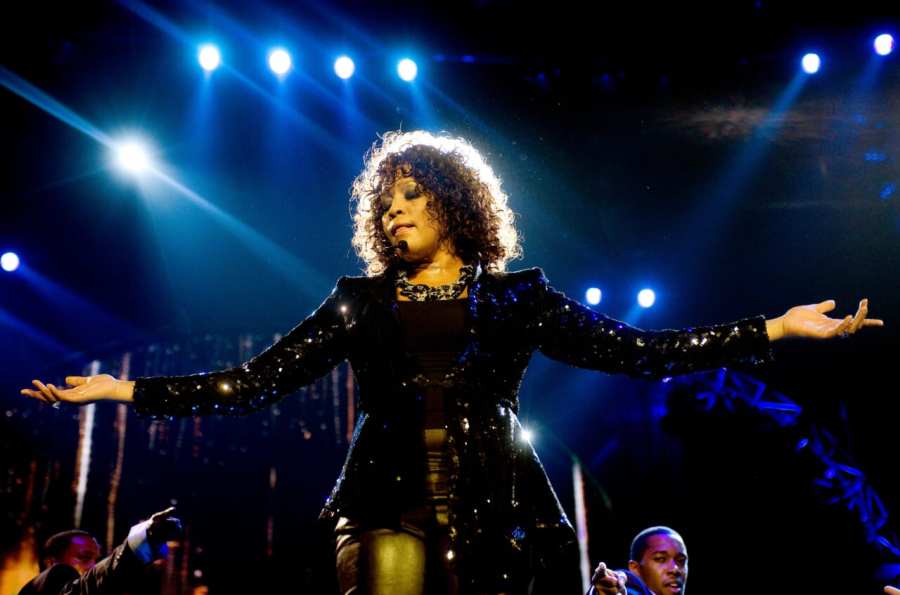 Whitney Houston Performs At The O2 Arena