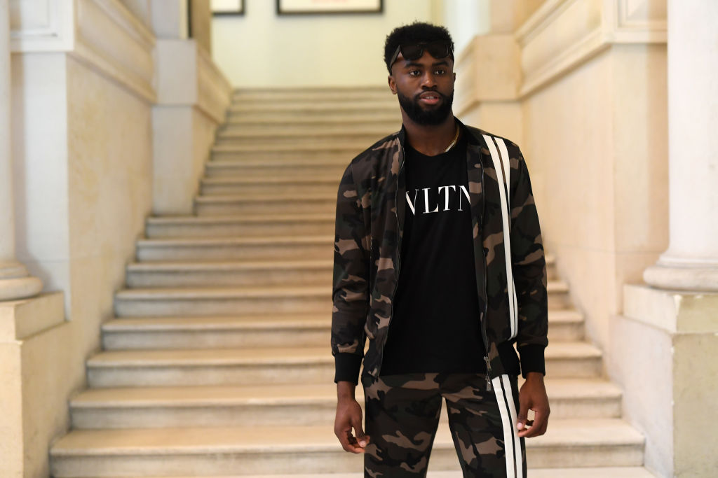 Jaylen Brown attends the Valentino Menswear Spring/Summer 2019 show as part of Paris Fashion Week on June 20, 2018 in Paris, France. (Photo by Pascal Le Segretain/Getty Images) thegrio.com